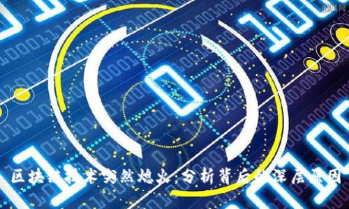 区块链技术突然熄火：分析背后的深层原因